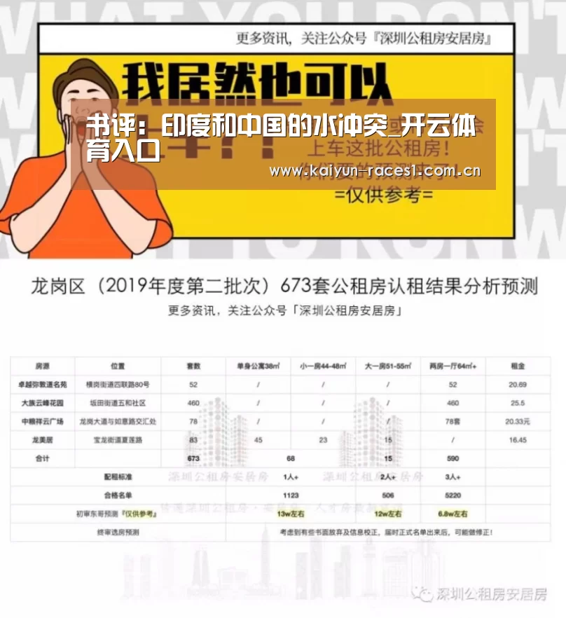 书评:印度和中国的水冲突_开云体育入口(图4) 开云体育下载