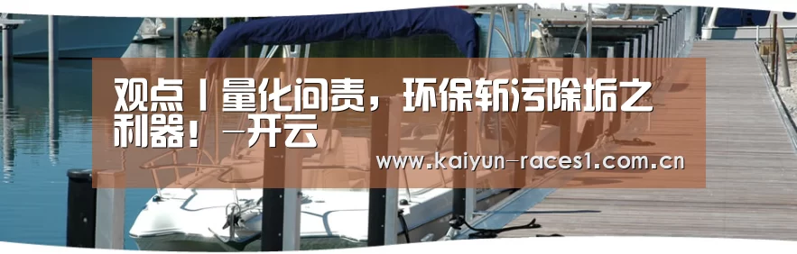 观点丨量化问责,环保斩污除垢之利器!-开云(图2) 开云体育下载
